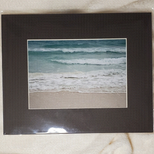 "BEACH" - Matted Print - Negril, Jamaica